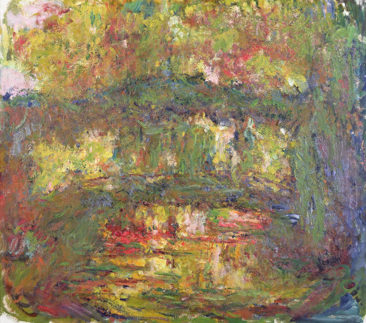 Den japanska bron vid Giverny av Claude Monet