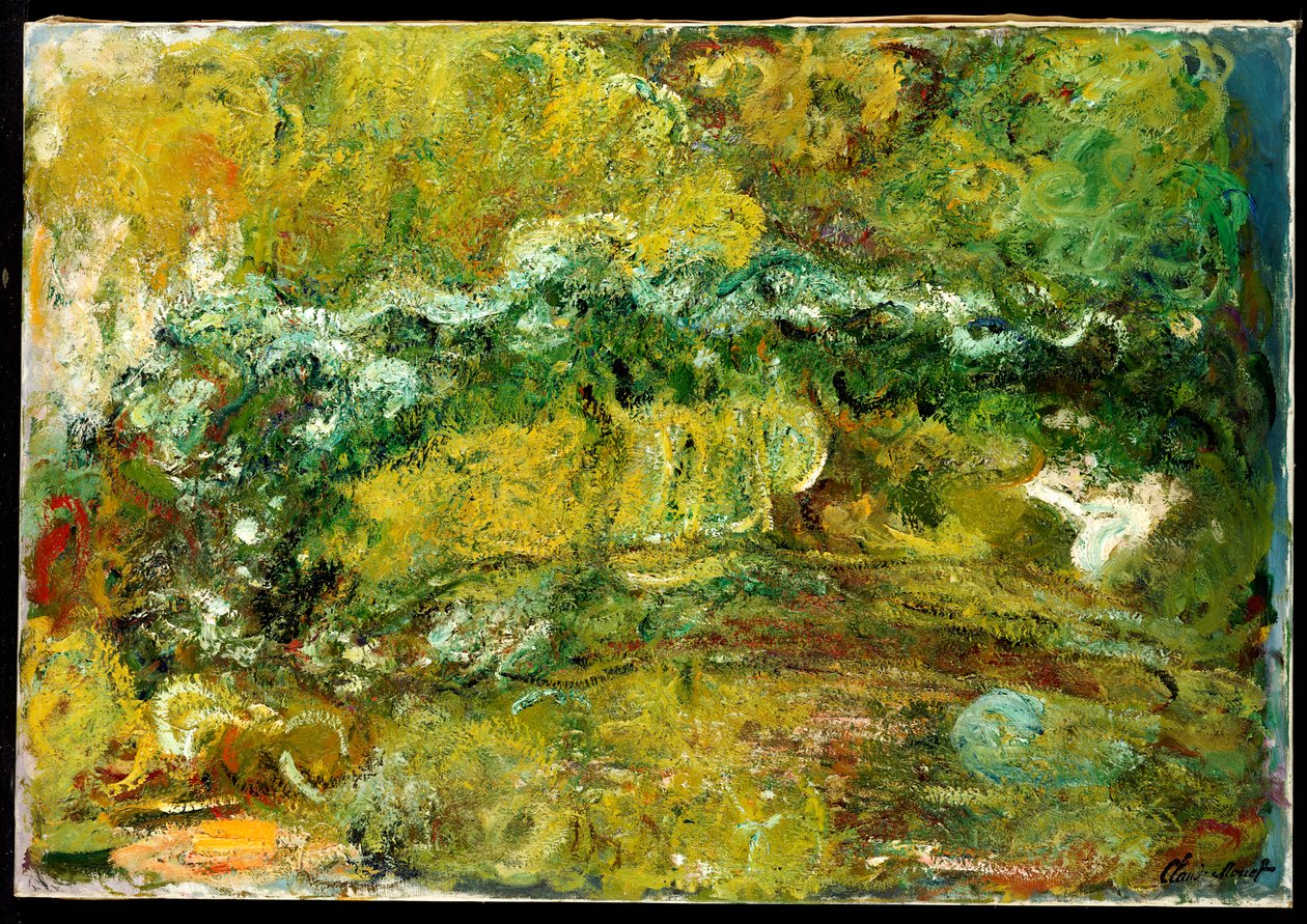 Japanska bron, ca 1918-24 av Claude Monet