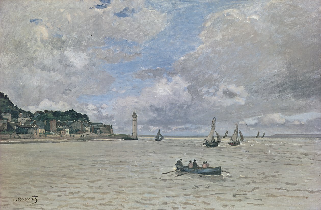 Hospicets fyr (Honfleur), 1864 av Claude Monet
