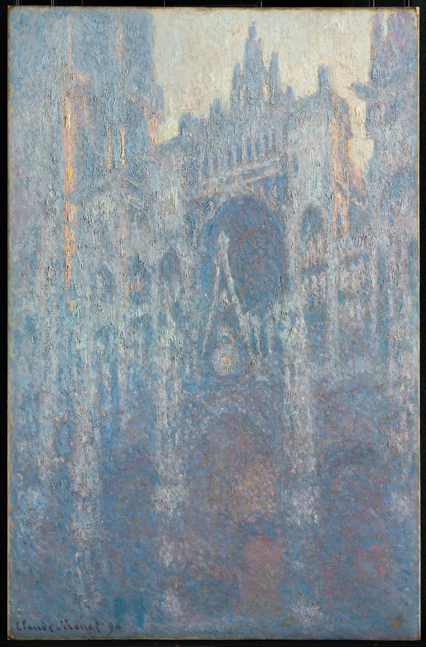 The Portal of Rouen Cathedral in Morning Light av Claude Monet