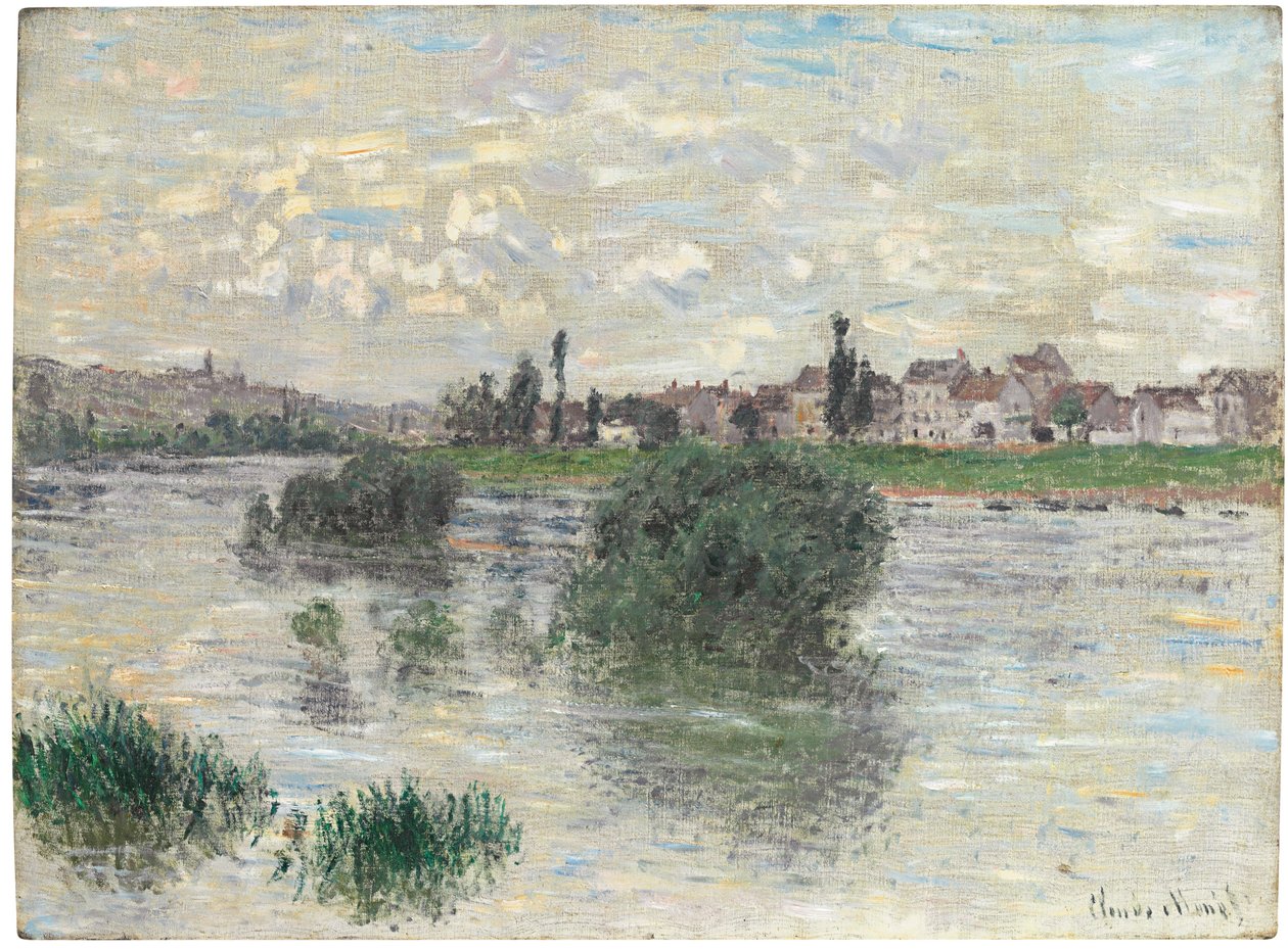 Seinen vid Lavacourt, 1879 av Claude Monet