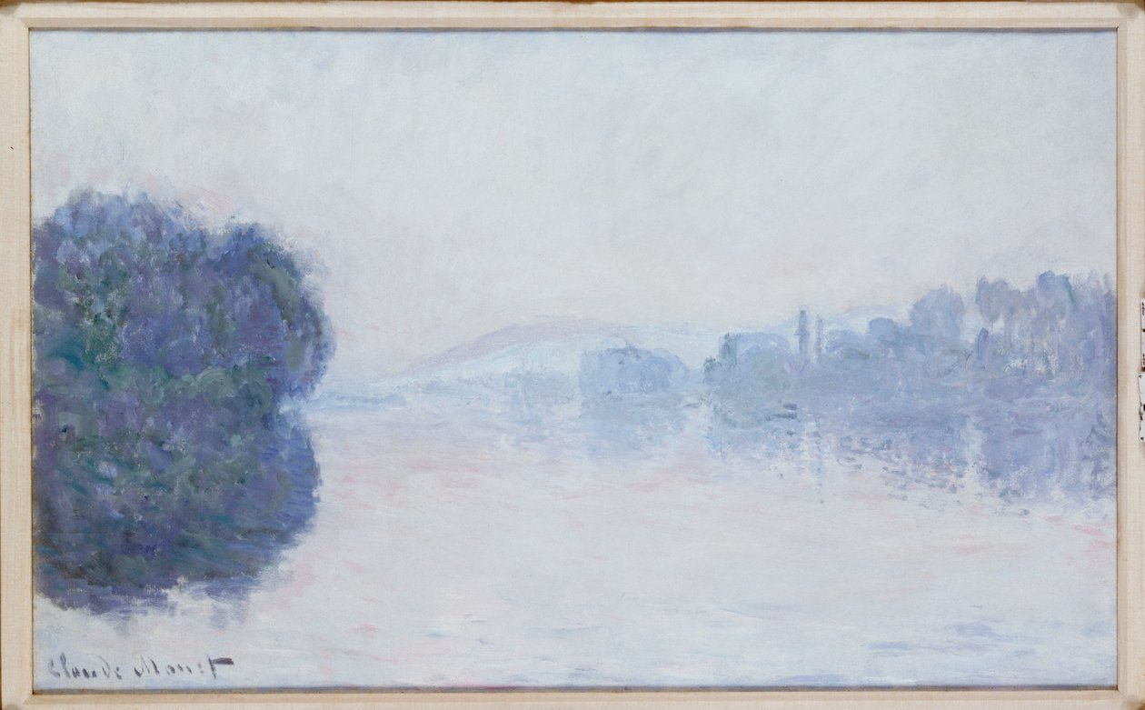 Seinen nära Vernon, Morgoneffekt, c.1894 av Claude Monet