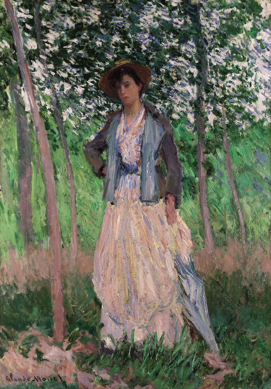 Barnvagnen (Suzanne Hoschedé), 1887 av Claude Monet