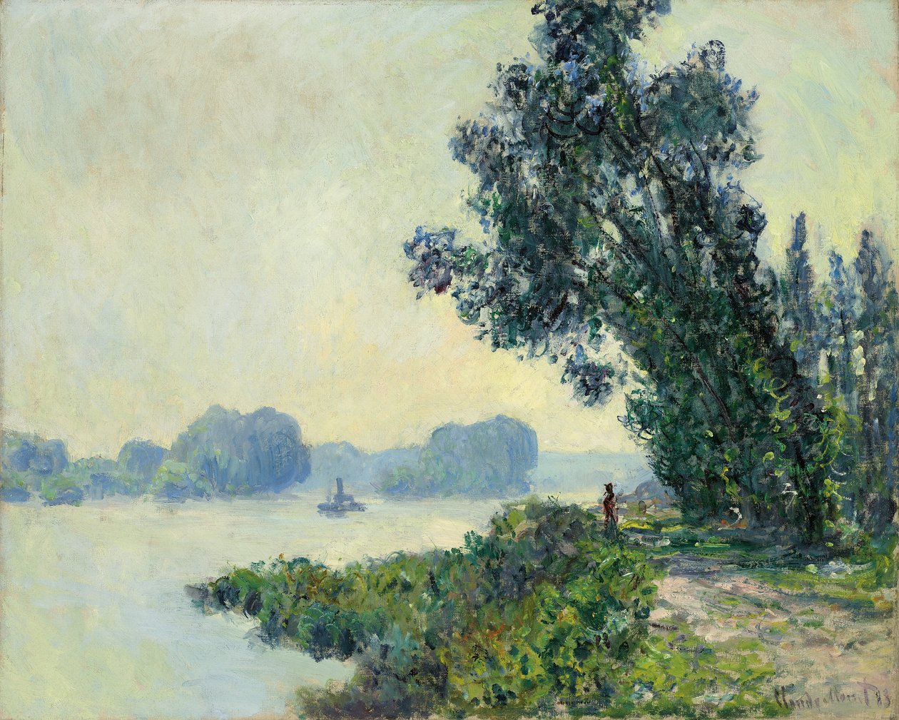 Dragbanan vid Granval; Dragbanan vid Granval, 1883 av Claude Monet