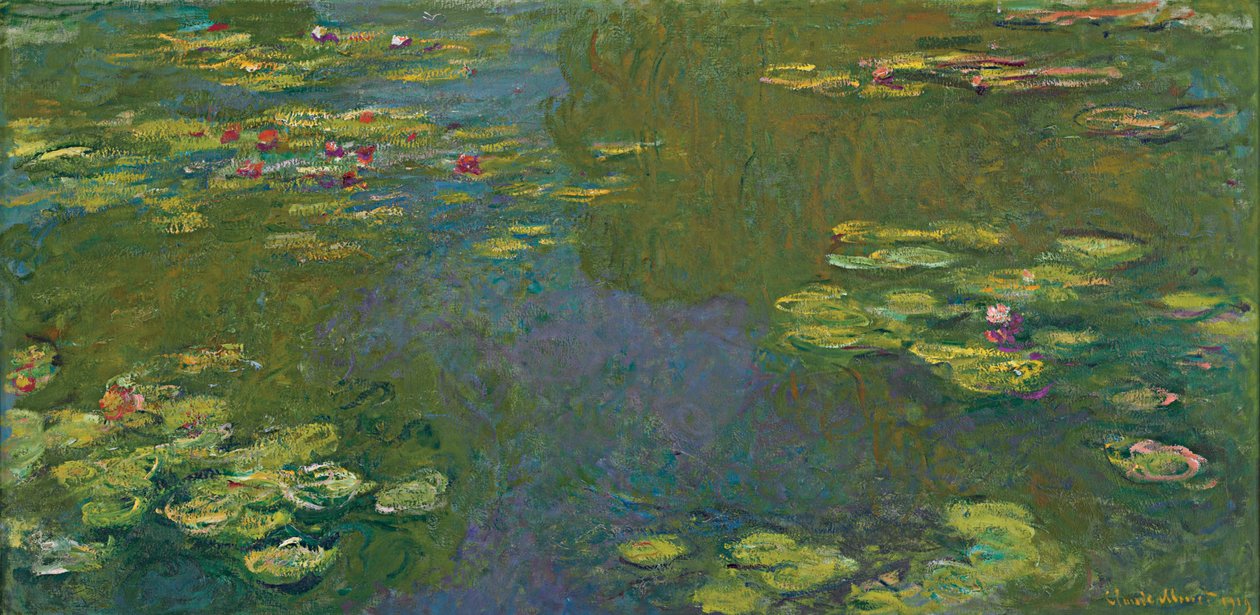 Näckrosdammen; Näckrosdammen, 1919 av Claude Monet