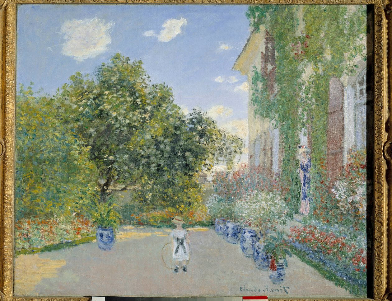 Konstnärens hus i Argenteuil 1872 (olja på duk) av Claude Monet