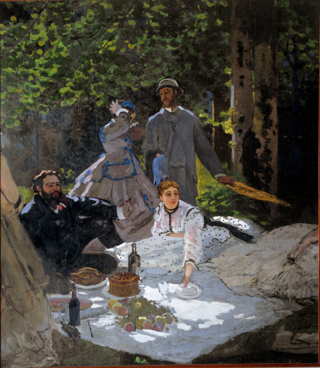 Frukosten på gräset av Claude Monet