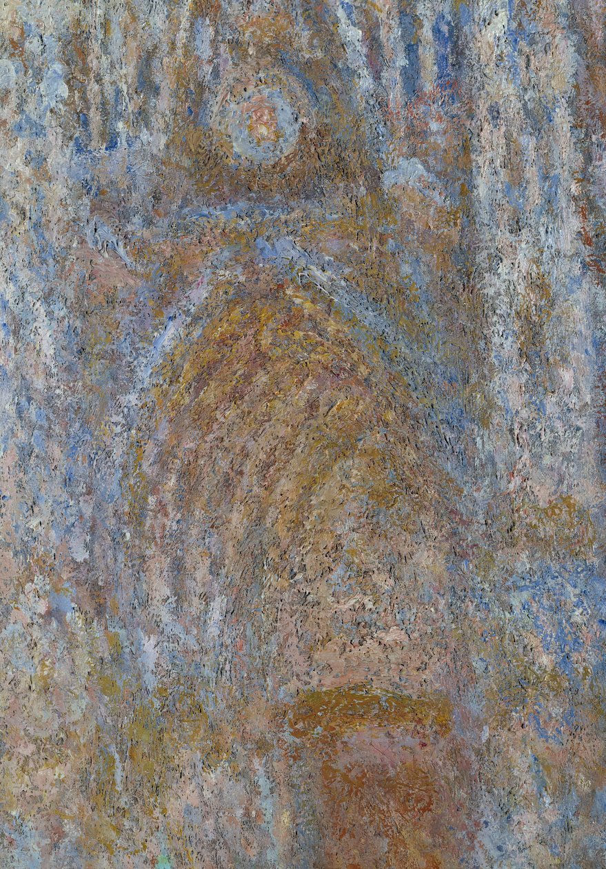 Cathedrale de Rouen, portalen solmorgon, blå harmoni Detalj. Målning av Claude Monet (1840-1926) 1893 Sön. 0,91 x 0,63 m Paris, musee d