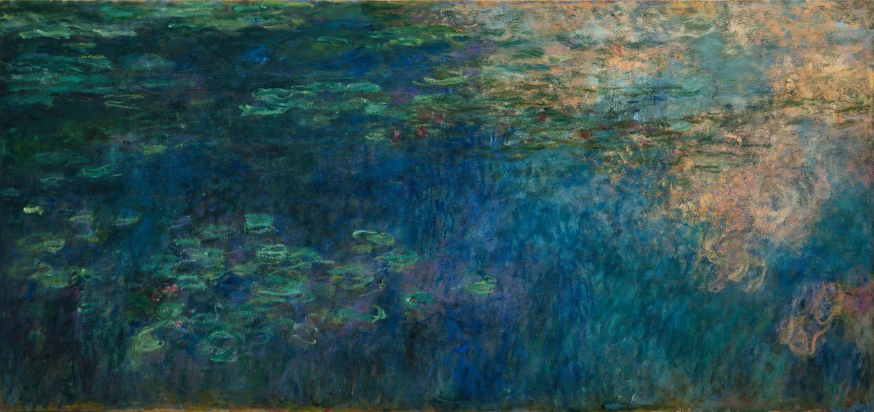 Nymforna (olja på duk av Claude Monet