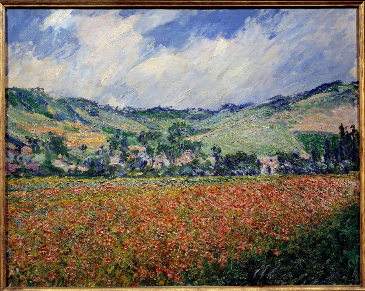 Vallmofältet av Claude Monet