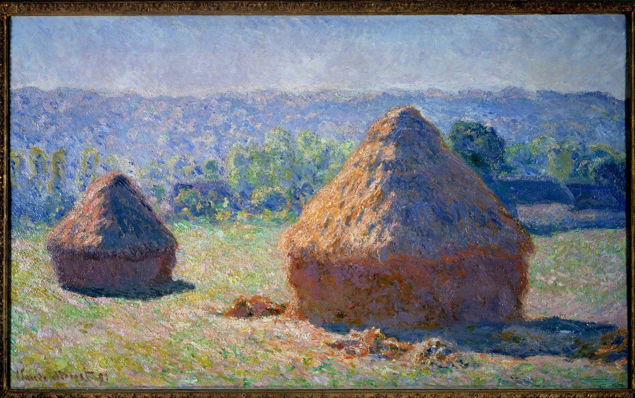 Hjulen, slutet av sommaren på Giverny Målning av Claude Monet (1840-1926) 1891 Dim. 0,6x1 m Paris, musee d
