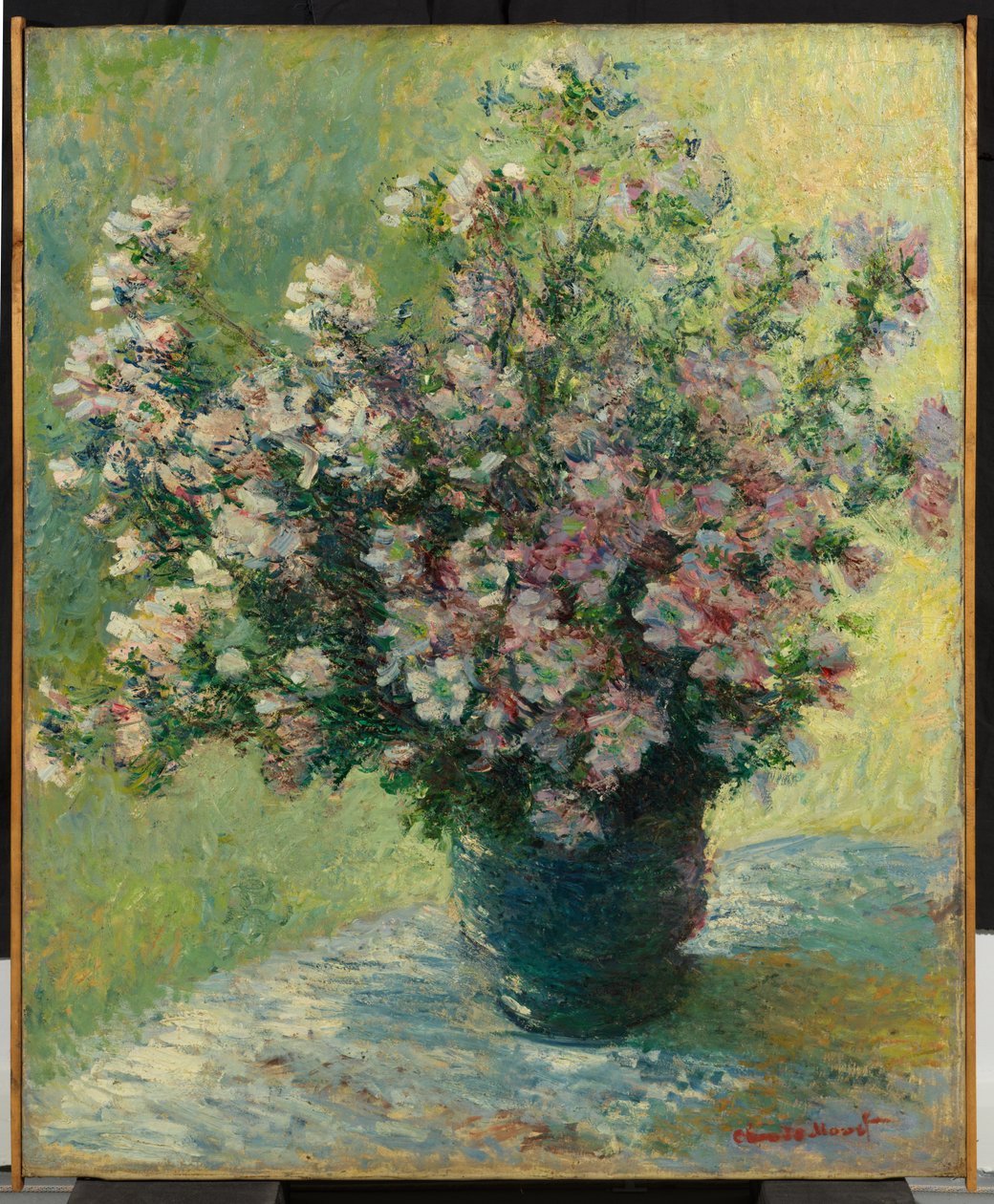 Vas med blommor av Claude Monet