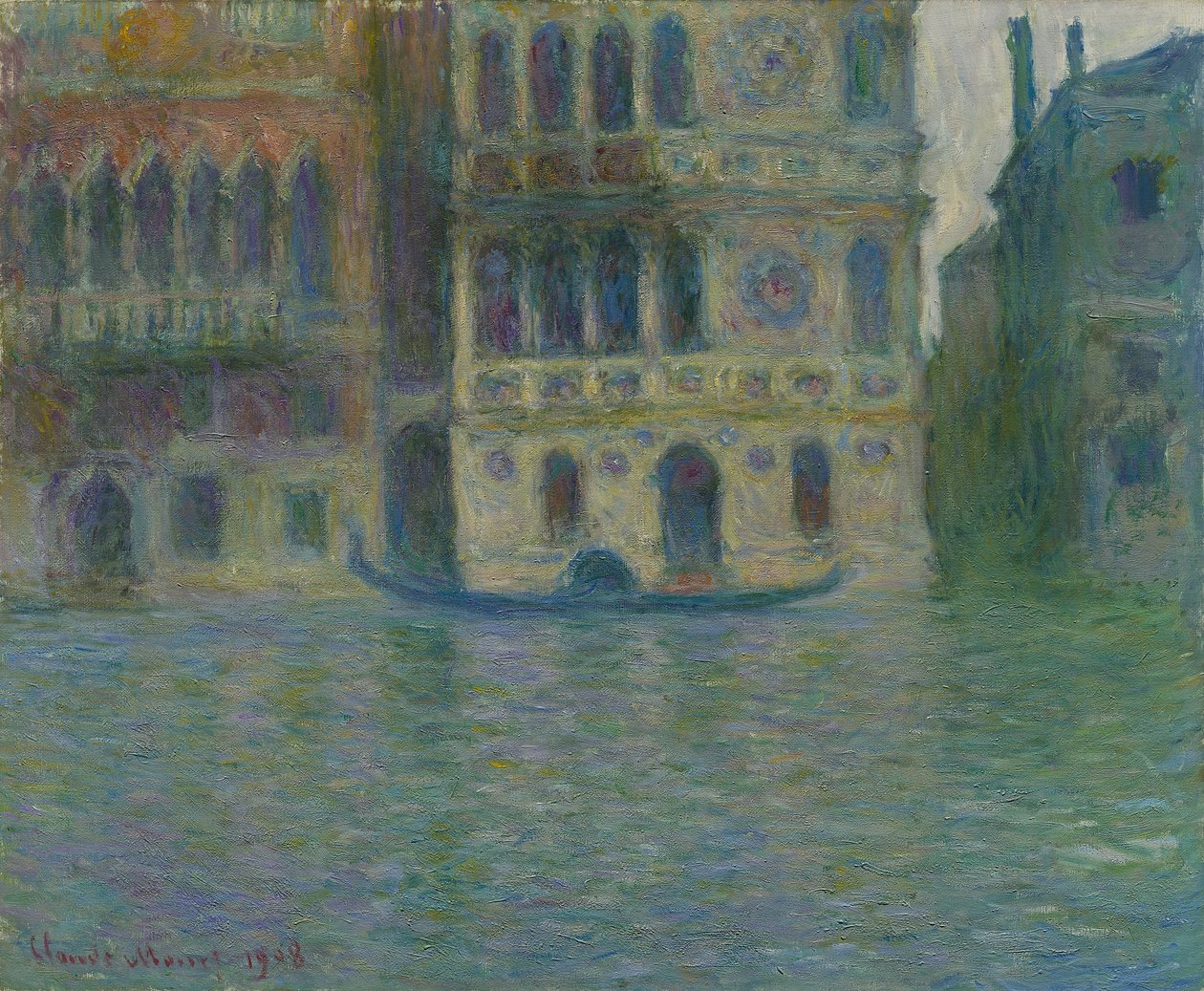 Venedig, Palazzo Dario, 1908 av Claude Monet