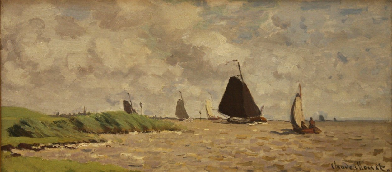 Utsikt från Voorzan, ca 1871 av Claude Monet