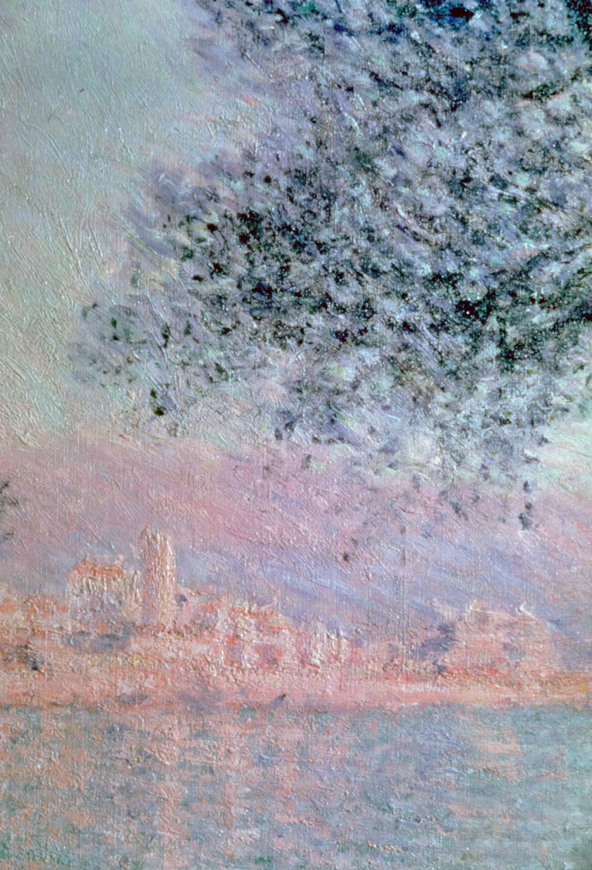 Utsikt över Antibes, detalj, 1888 av Claude Monet