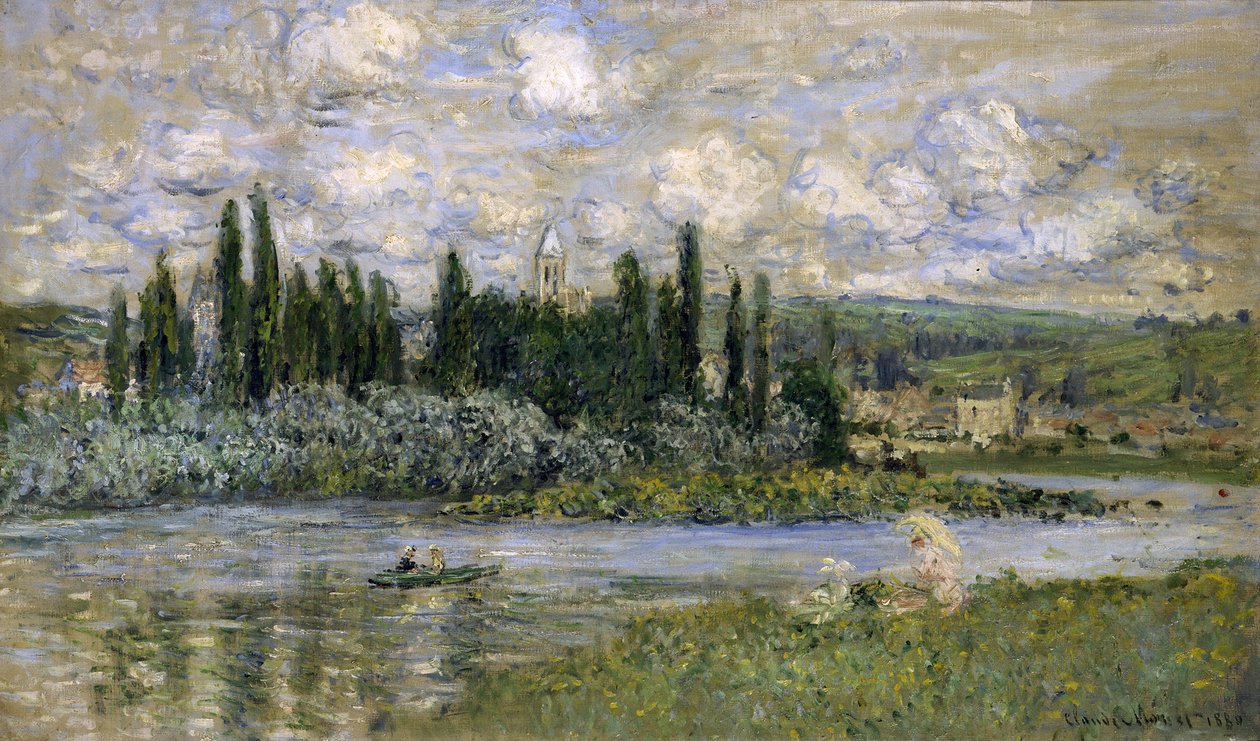 Utsikt över Vétheuil av Claude Monet