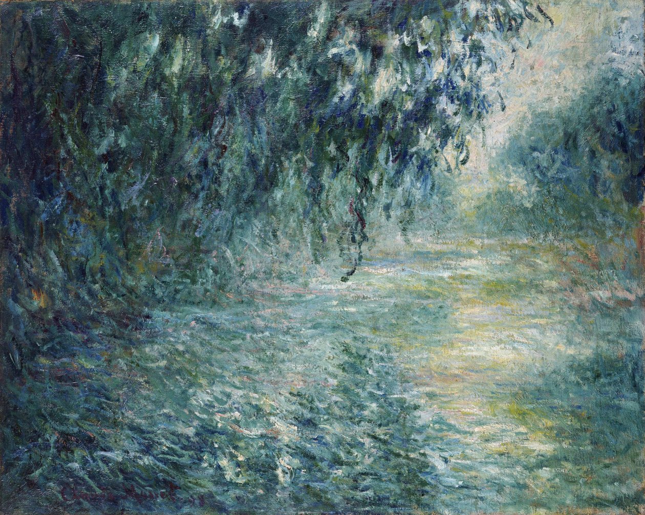 ""Utsikt över Seine tidigt på morgonen"" Målning av Claude Monet (1840-1926) 1898 Dim 73x91,5 cm National Museum of Western Art, Tokyo av Claude Monet