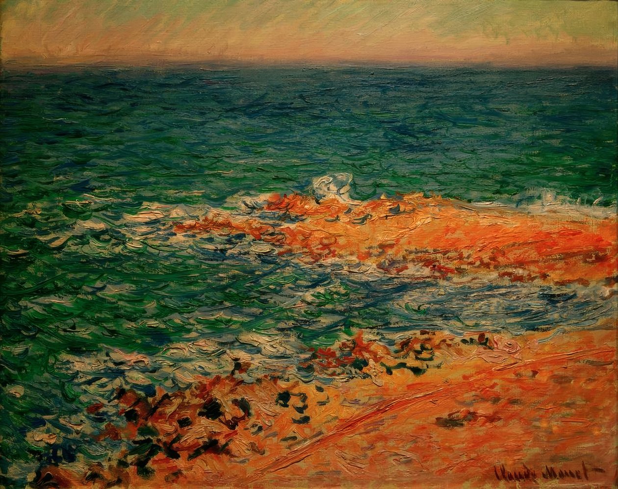 Havsutsikt av Claude Monet