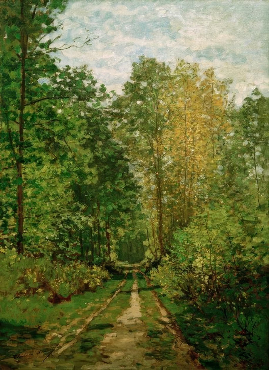 Skogsstig av Claude Monet