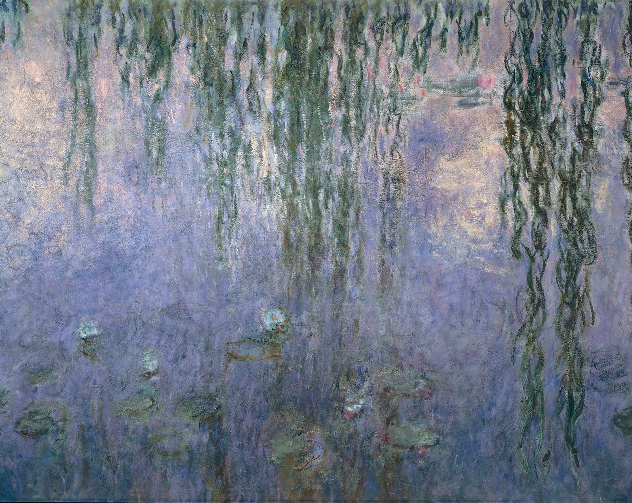 Näckrosor, av Claude Monet, detalj av Claude Monet