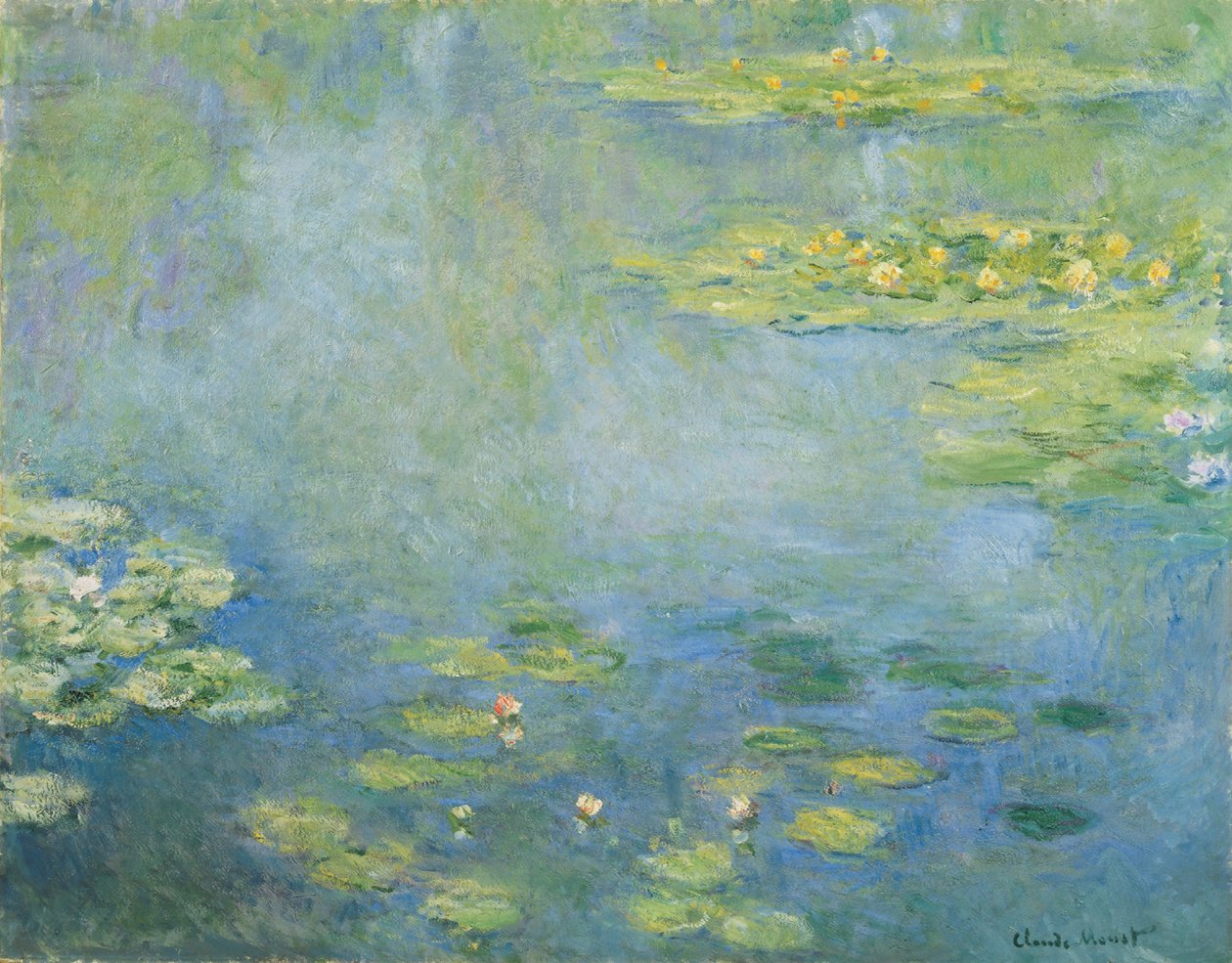 Näckrosor, ca 1906 (olja på duk) av Claude Monet