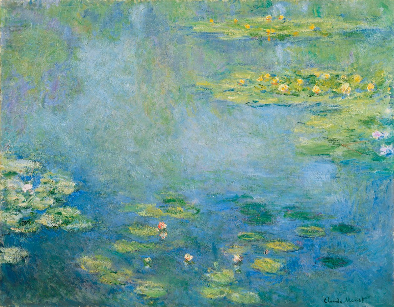 Näckrosor, ca. 1906 av Claude Monet