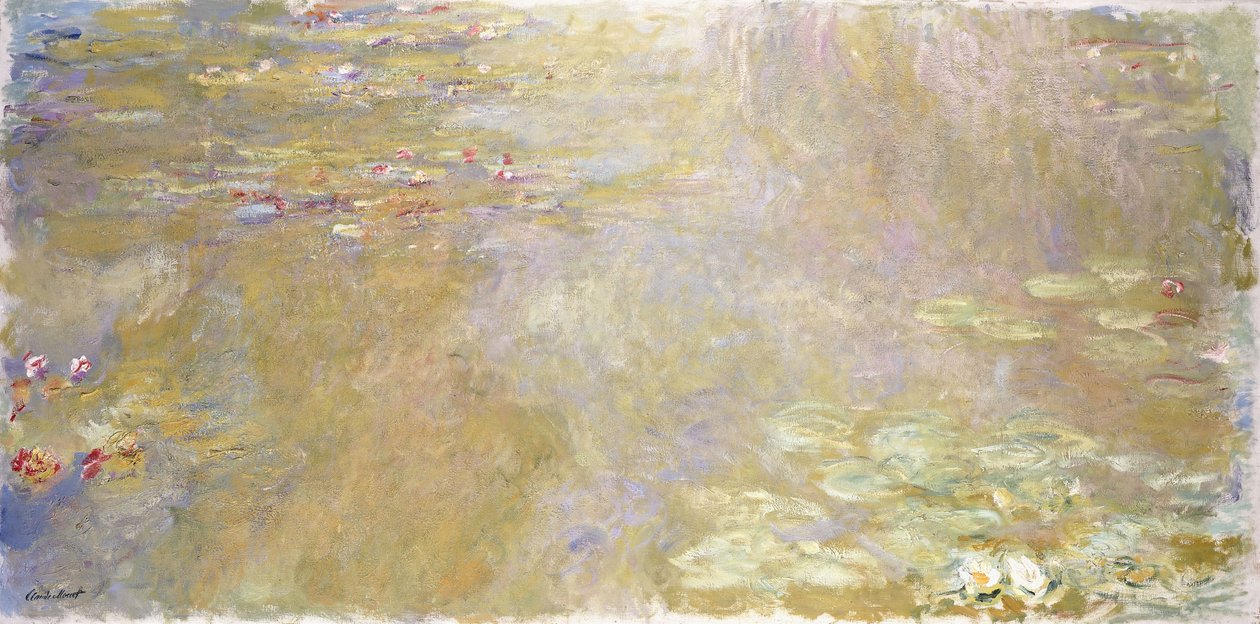 Näckrosdamm, ca 1917-1919 av Claude Monet