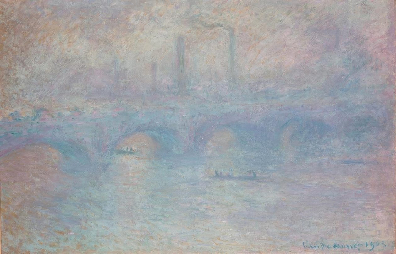 Waterloo Bridge. Dimeffekt av Claude Monet