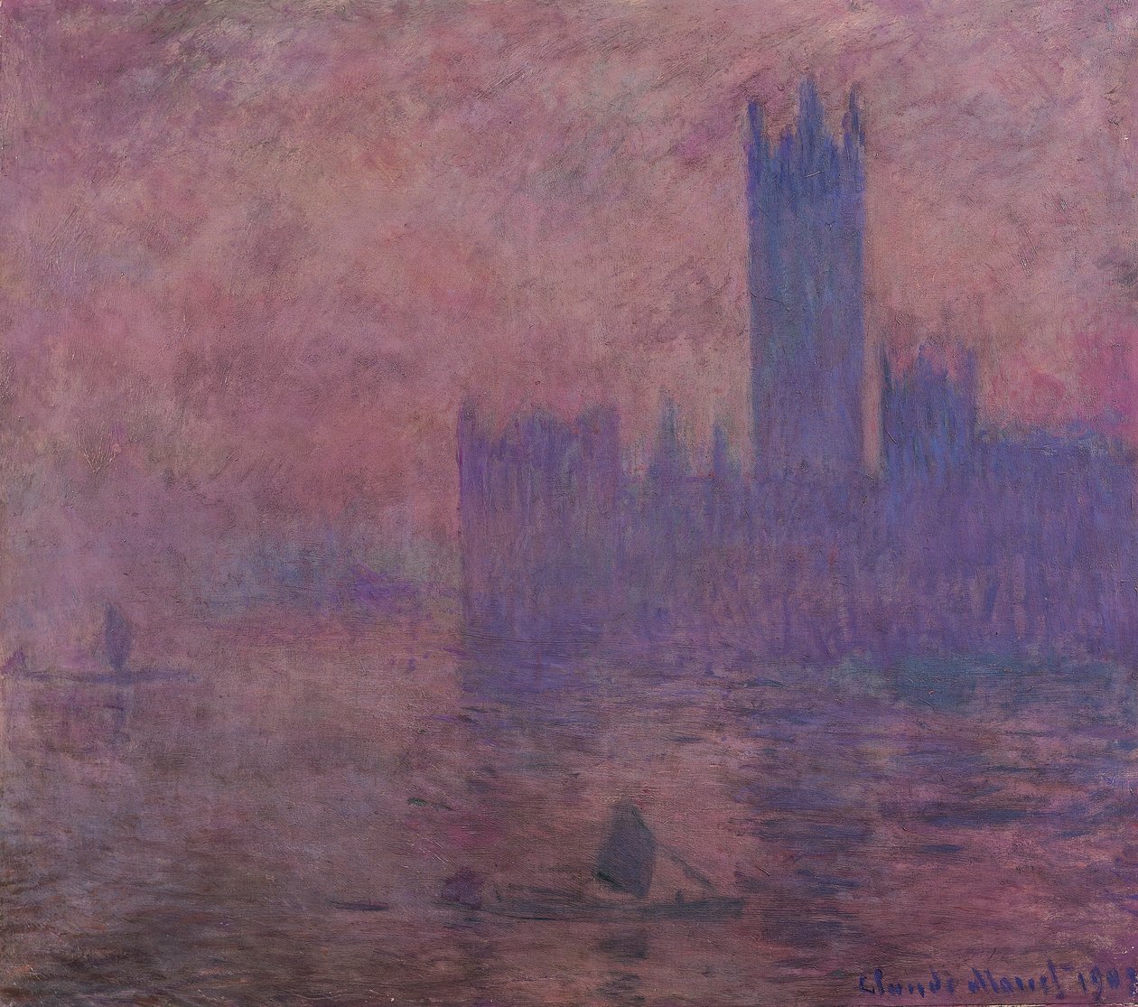 Westminster Tower av Claude Monet