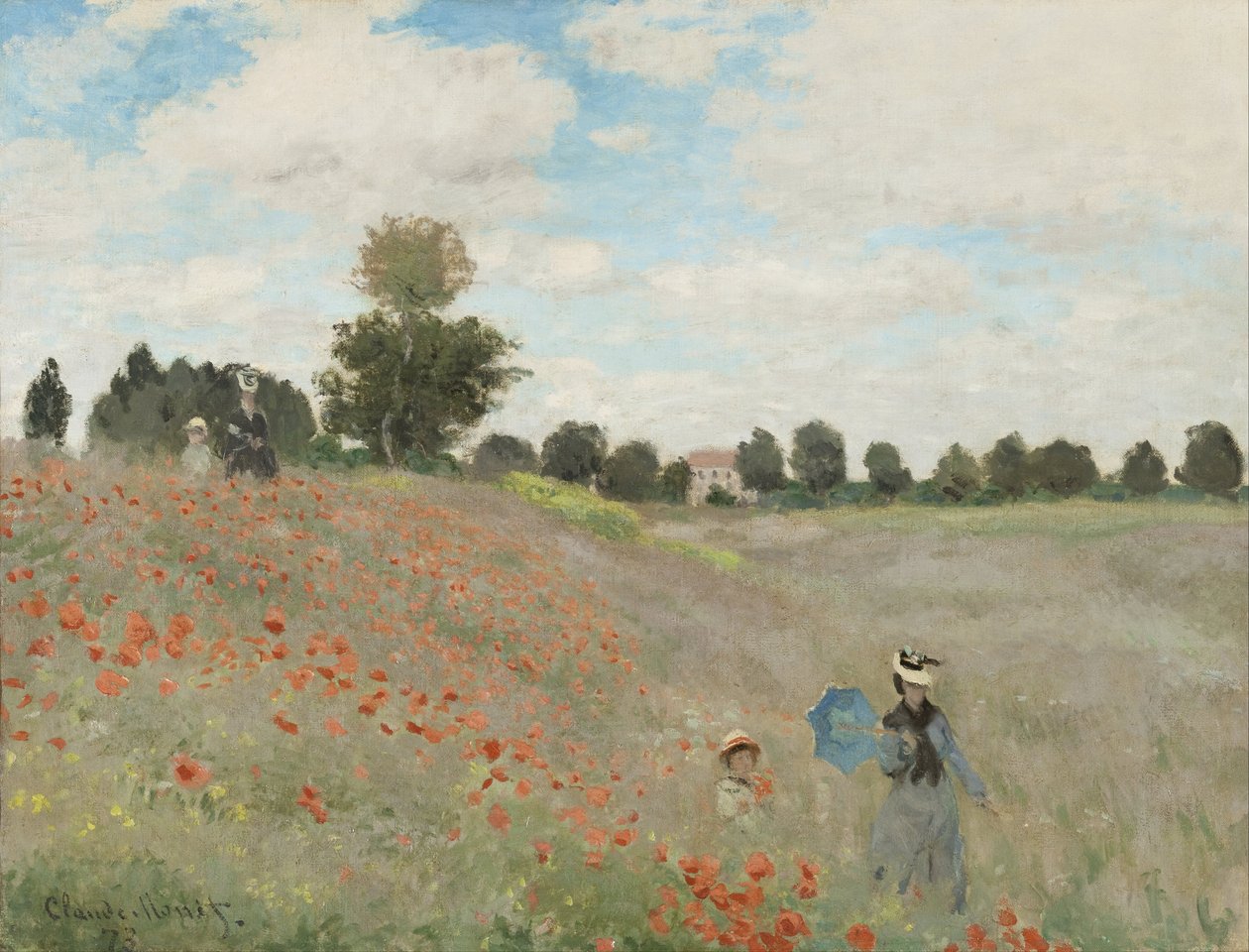 Poppy Field av Claude Monet