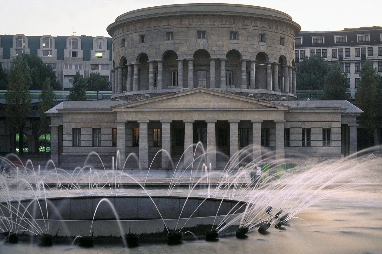 La Villette rotunda byggd 1789 av Claude Nicolas Ledoux. av Claude Nicolas Ledoux