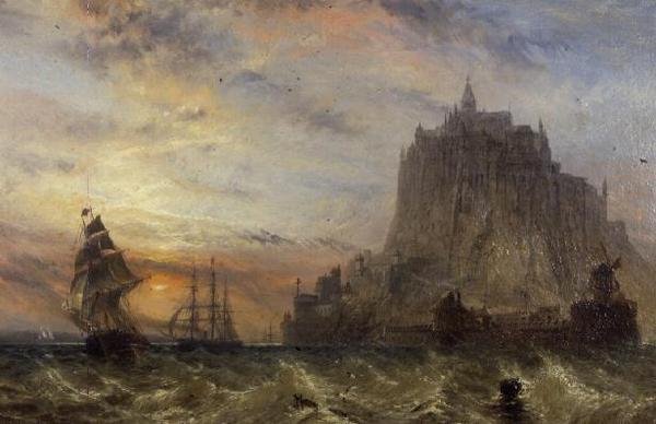 Mont St. Michel, Normandie av Claude T. Stanfield Moore