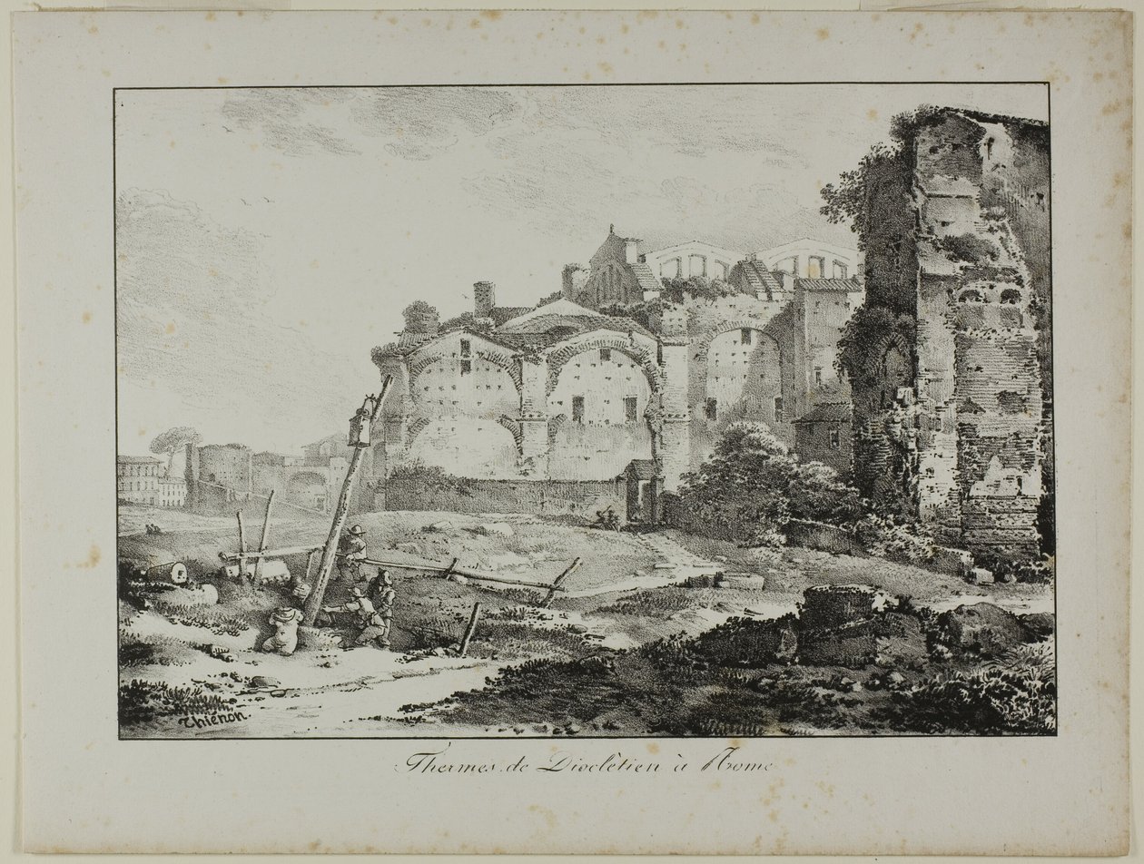 Diocletianus bad, Rom av Claude Thienon