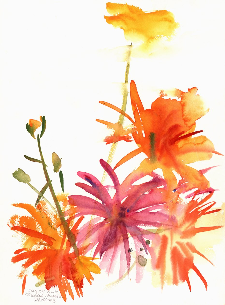 Ringblommor och andra blommor, 2004 av Claudia Hutchins Puechavy