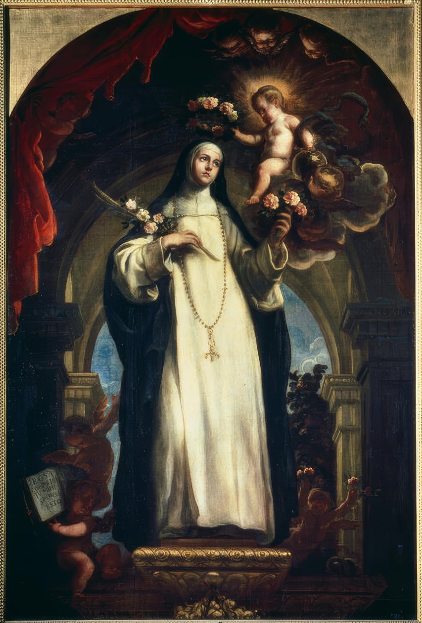 Sankt Rosa av Lima av Claudio Coello