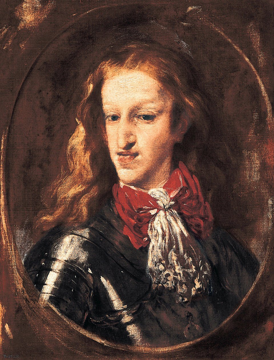 Porträtt av Karl II (1661-1700) kung av Spanien. Målning av Claudio Coello (1642-1693) av Claudio Coello