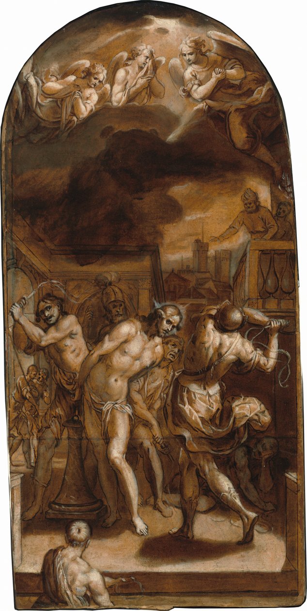 Kristi flagellation av Claudio Ridolfi