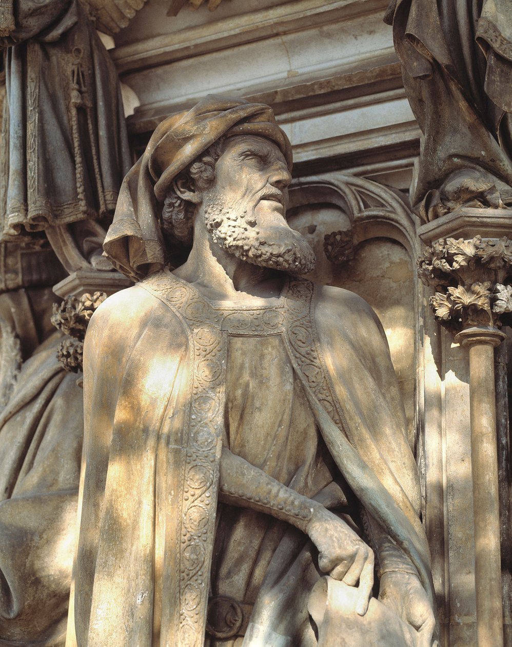 Daniel. Basen av Moses brunn (skulptur) av Claus Sluter