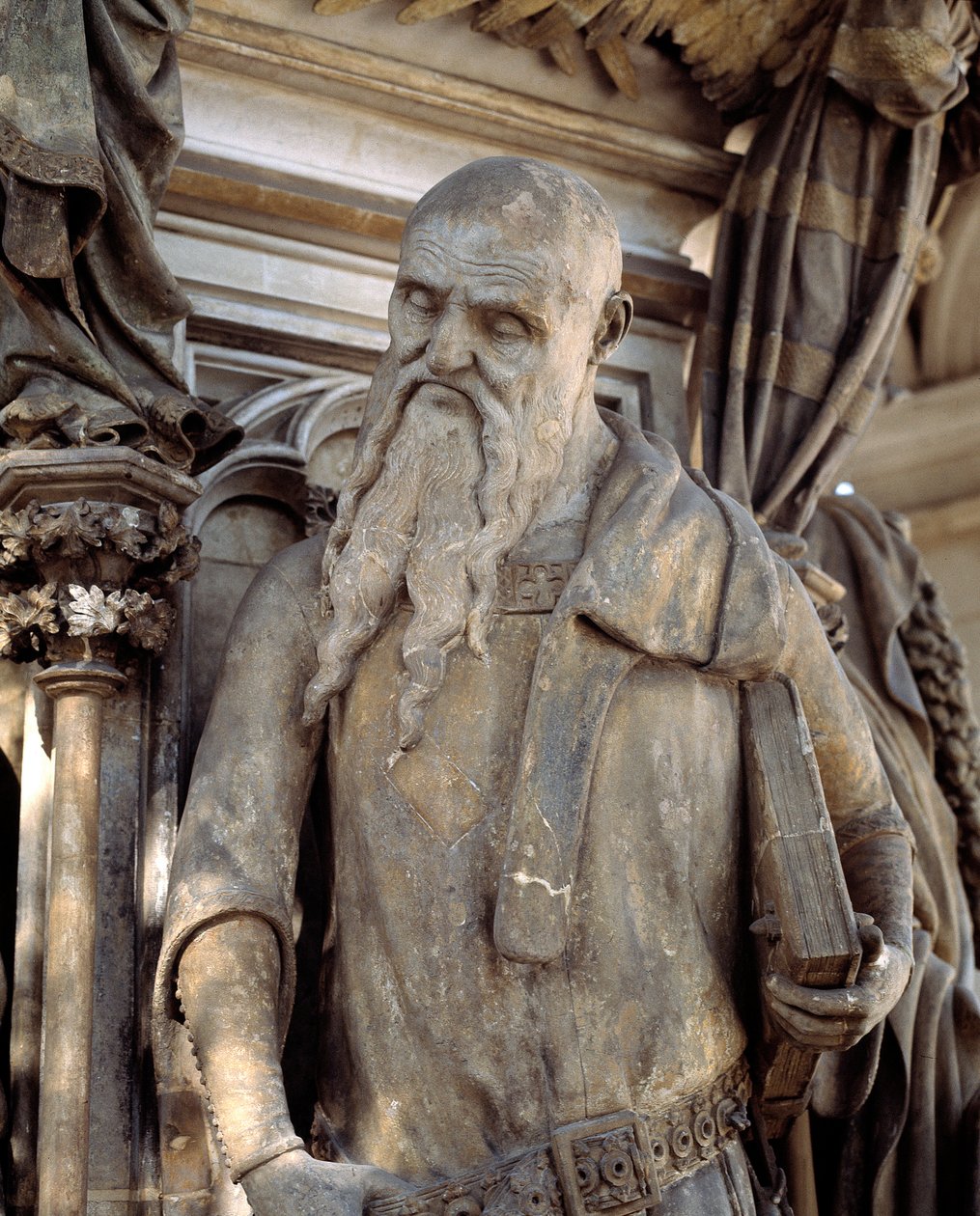 Jesaja. Basen av Moses brunn (skulptur) av Claus Sluter