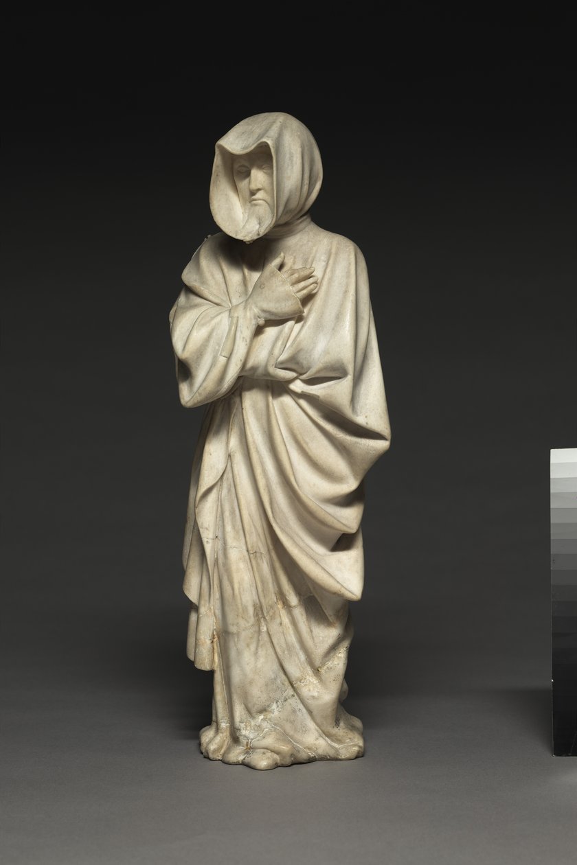 Två gråter från Filip den djärve, hertig av Bourgogne, graven 1404-10 av Claus de Werve