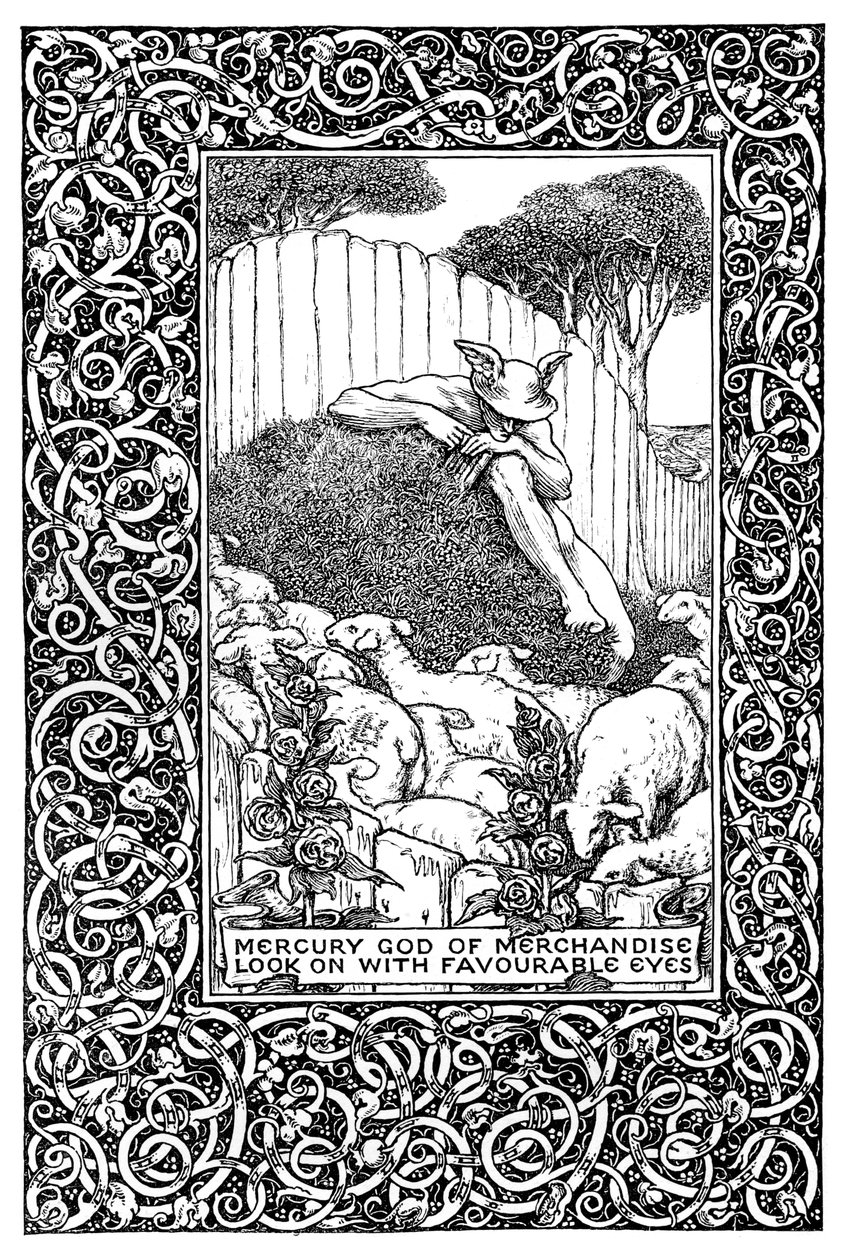 Frontispice till The Field of Clover, 1899. av Clemence Housman