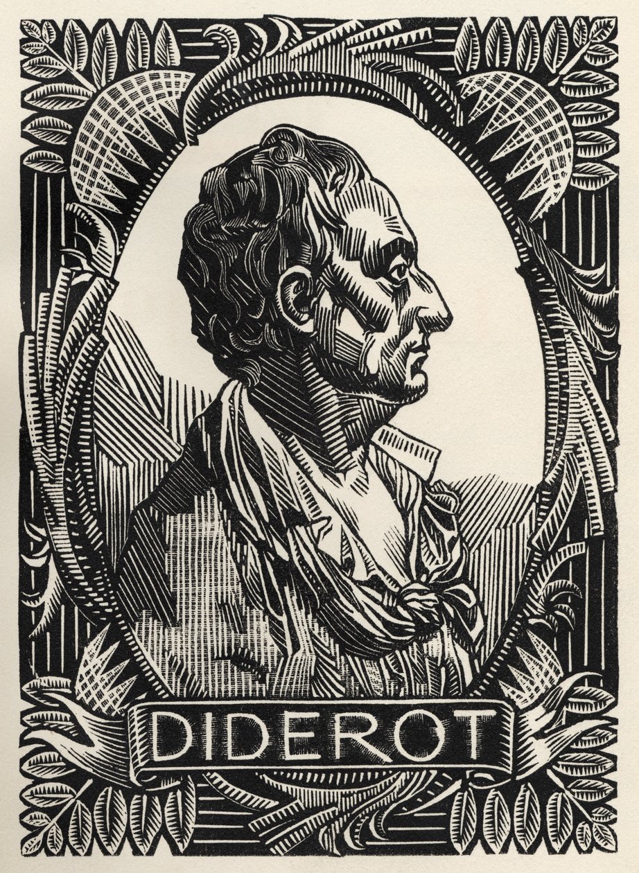 Denis Diderot (gravyr) av Clement Serveau