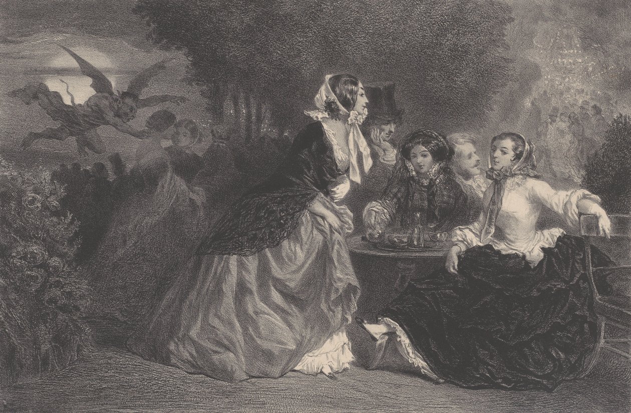 Djävulens döttrar Varelsen, ca. 1848-62. av Célestin Nanteuil