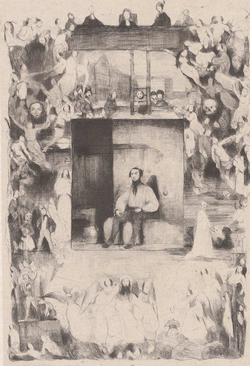 Den sista dagen för en dömd man, 1833. av Célestin Nanteuil