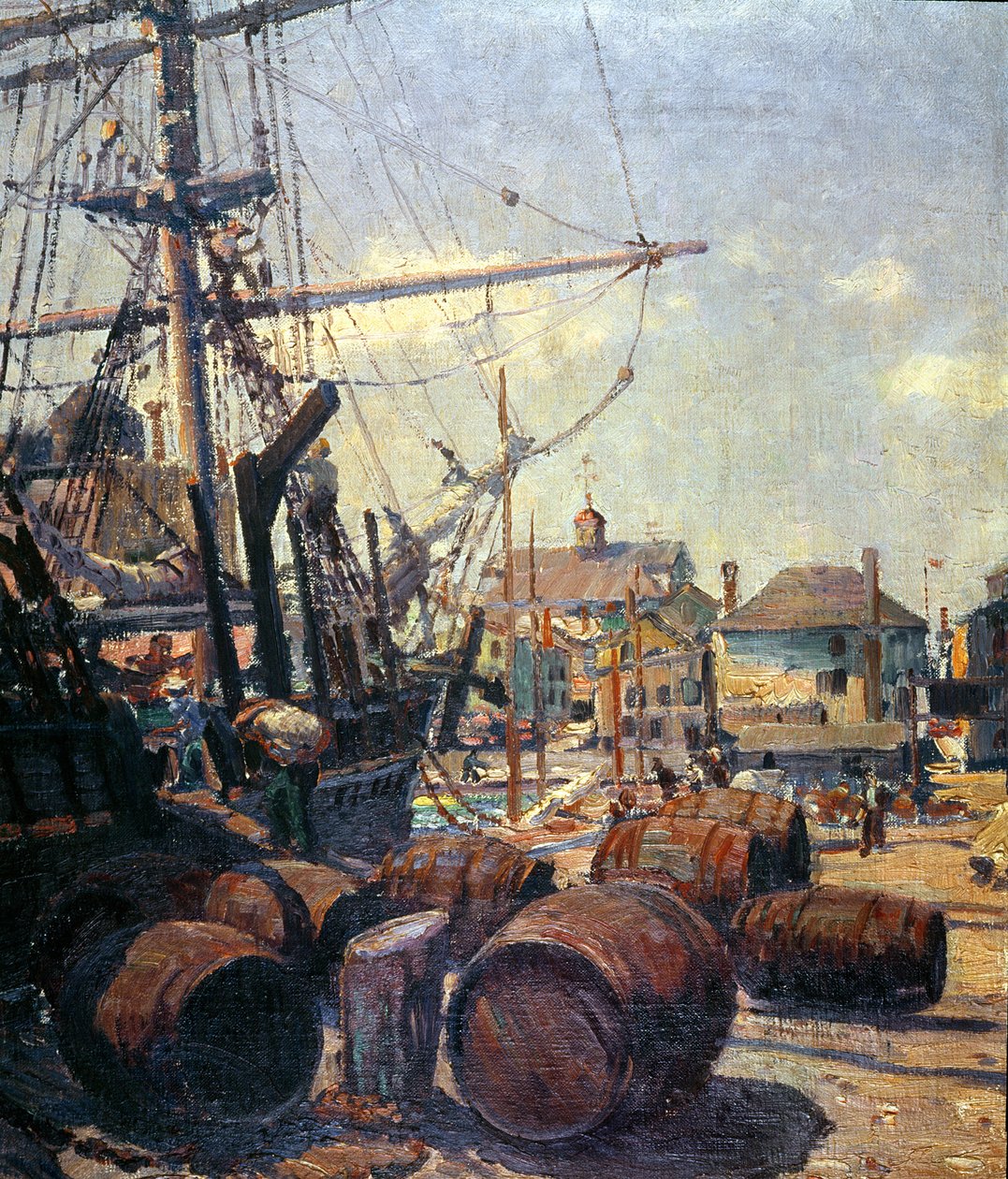 Utrusta valfångaren (olja på duk) av Clifford Warren Ashley
