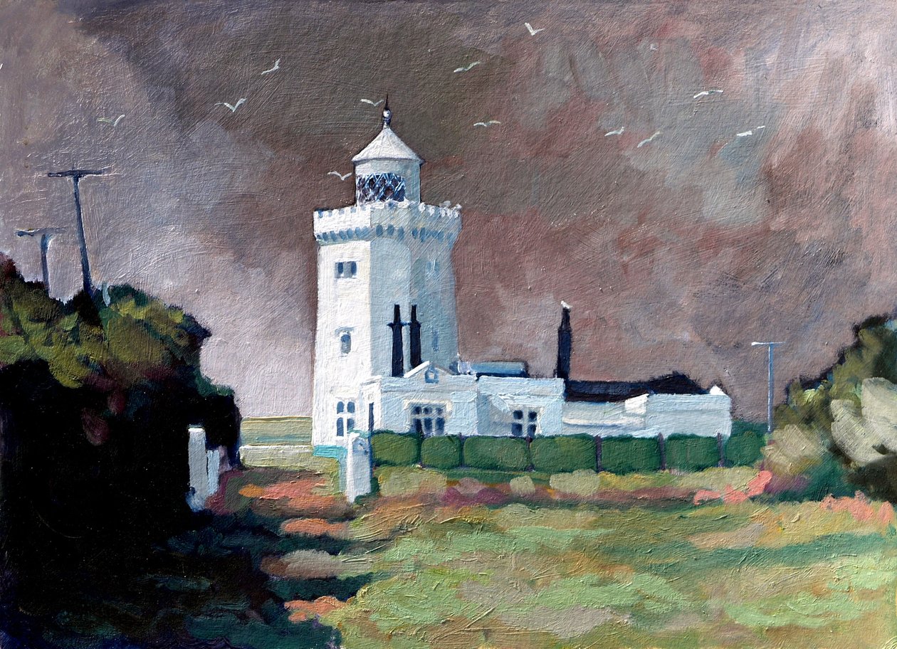 South Forelands, 2007 (akryl ombord) av Clive Metcalfe