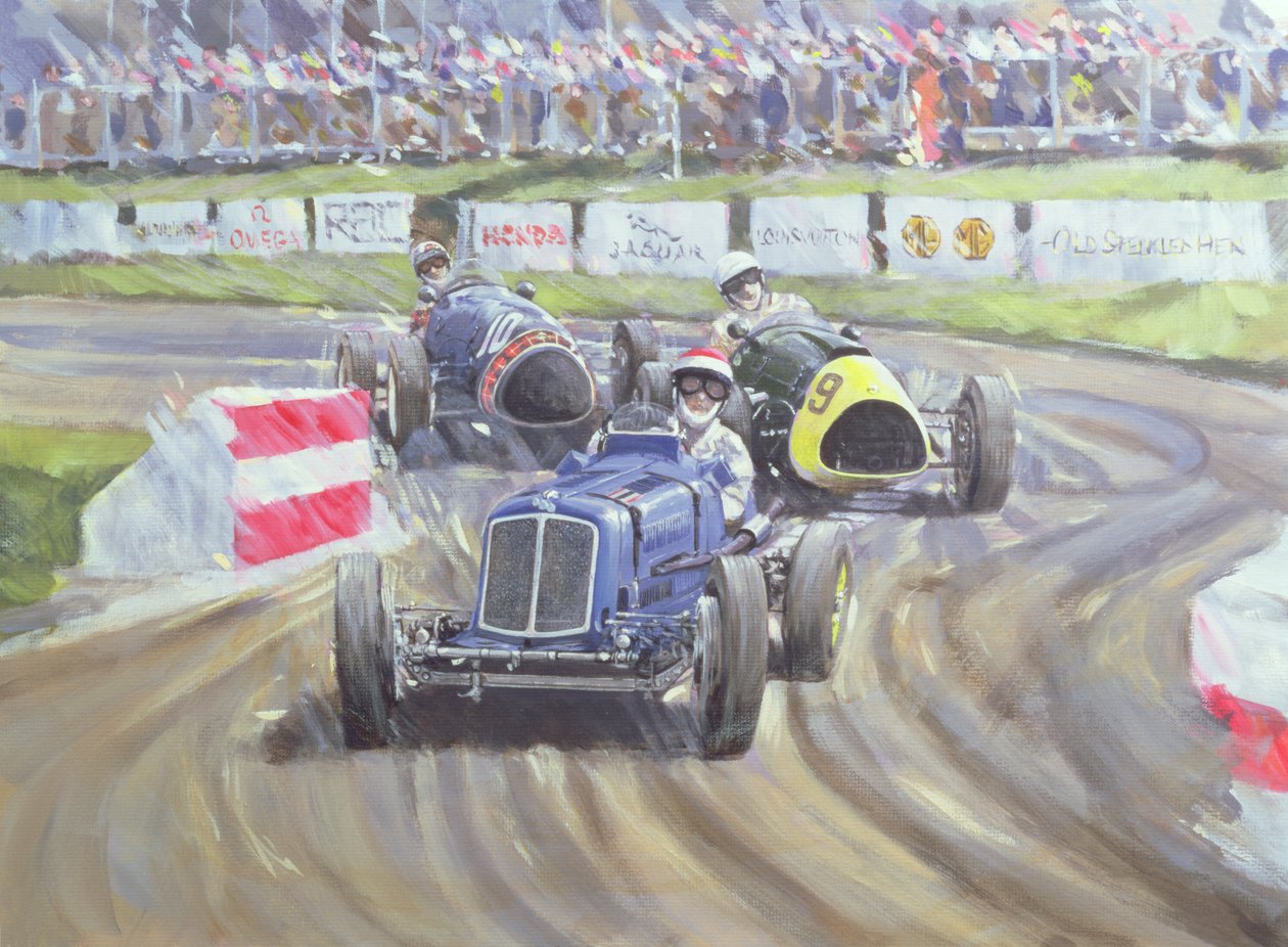 The First Race at Goodwood Revival, 1998 av Clive Metcalfe