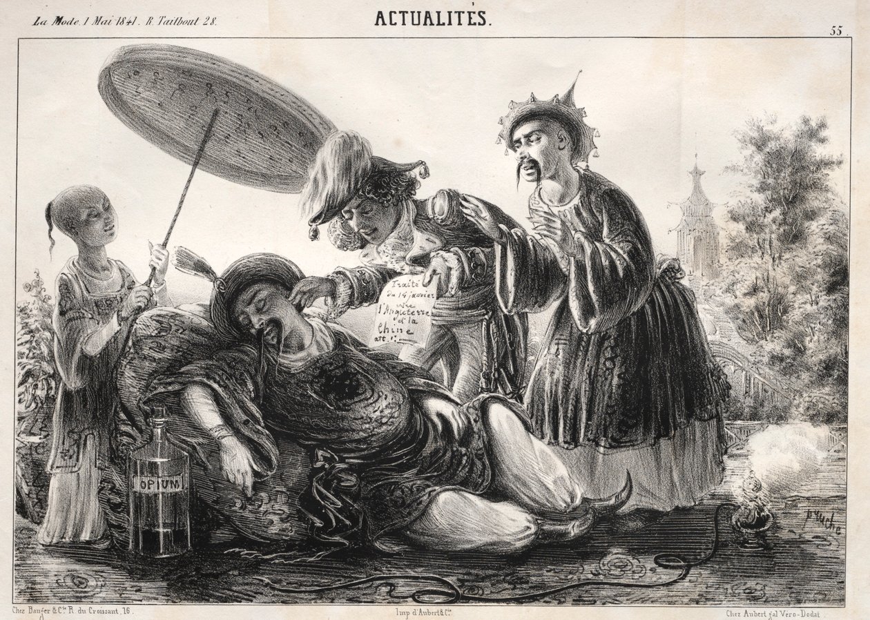 Nyheter: -- Säg det! Så säg! himmelske kejsare...., 1841. av Clémente Pruche