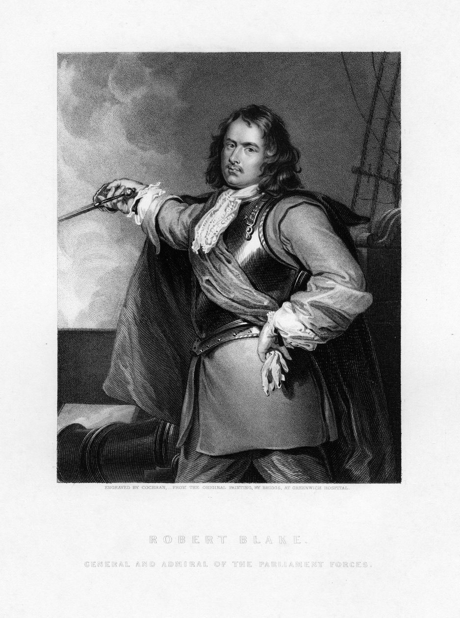 Robert Blake, engelsk amiral, 1836 av Cochran