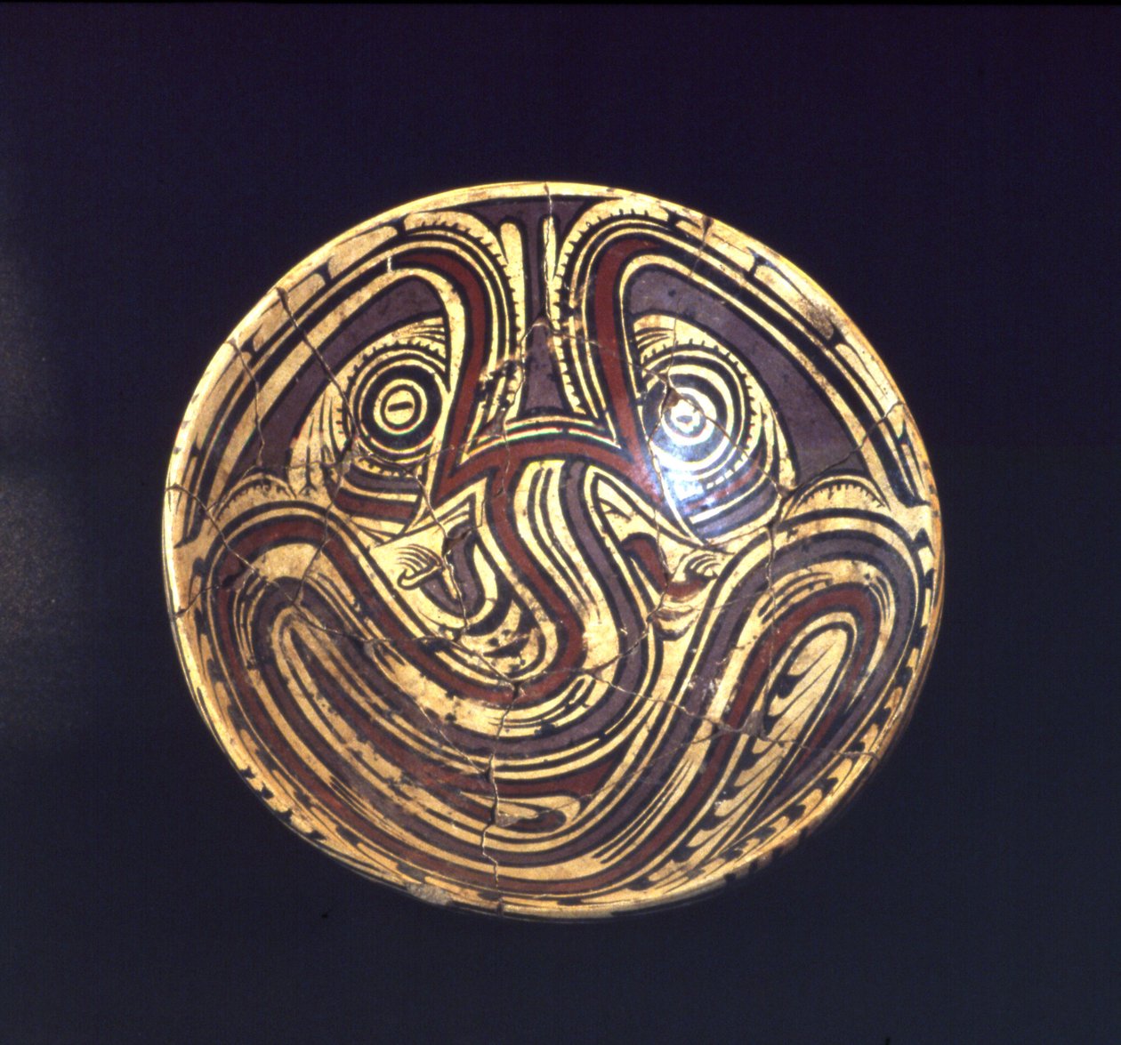 Piedestalplatta, tidig cocle-fas, 700-800 AD (keramik) av Cocle Culture